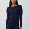GapFit Smooth T-Shirt mit U-Boot-Ausschnitt