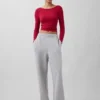 GapFit Smooth T-Shirt mit U-Boot-Ausschnitt