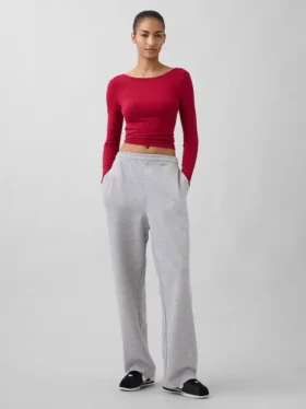 GapFit Smooth T-Shirt mit U-Boot-Ausschnitt