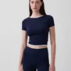 GapFit Smooth Wende-Crop-Top mit Wickeloptik