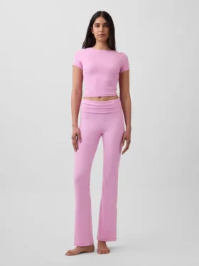 GapFit Smooth Wende-Crop-Top mit Wickeloptik