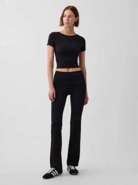 GapFit Smooth Wende-Crop-Top mit Wickeloptik