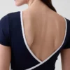 GapFit Smooth Wende-Crop-Top mit Wickeloptik