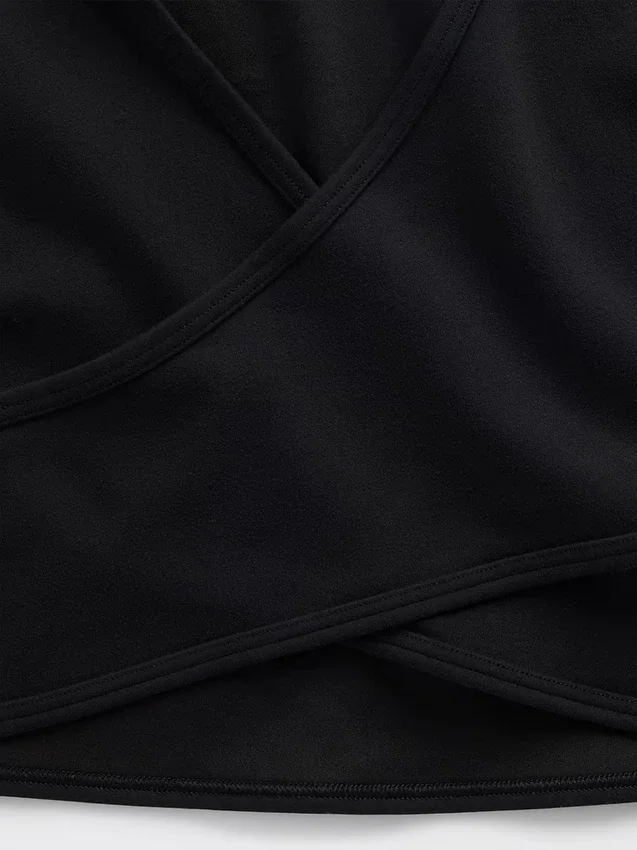 GapFit Smooth Wende-Crop-Top mit Wickeloptik