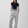 GapFit Smooth Wende-Crop-Top mit Wickeloptik