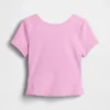 GapFit Smooth Wende-Crop-Top mit Wickeloptik