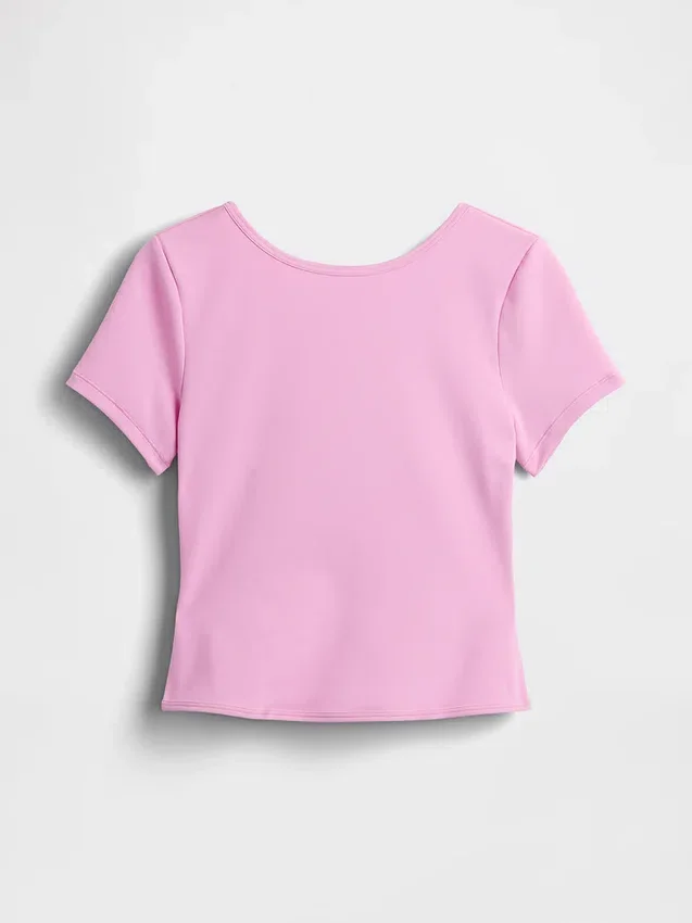 GapFit Smooth Wende-Crop-Top mit Wickeloptik