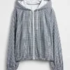 GapFit Tech Gingham Windjacke