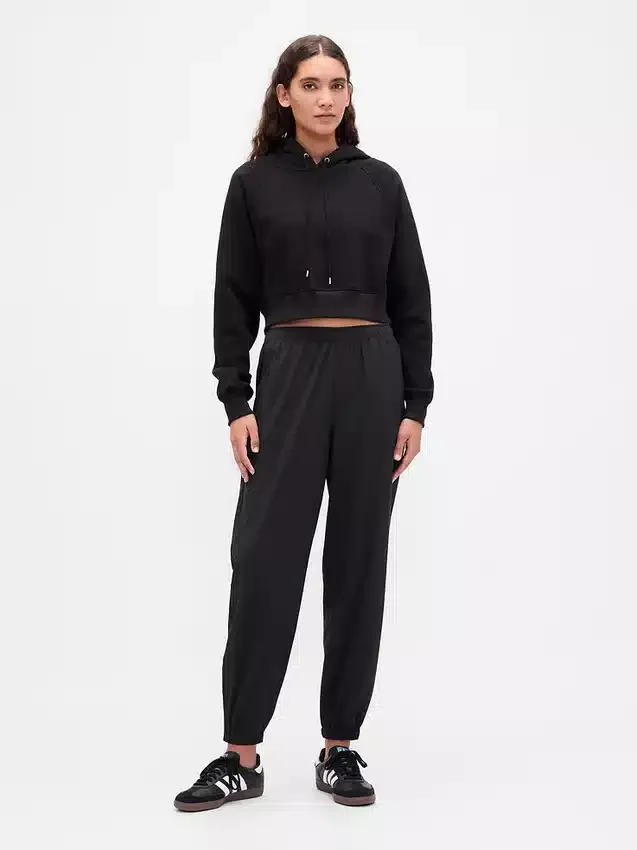 GapFit Tech Jogginghose mit hoher Taille und Reißverschluss am Saum