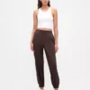 GapFit Tech Jogginghose mit hoher Taille und Reißverschluss am Saum