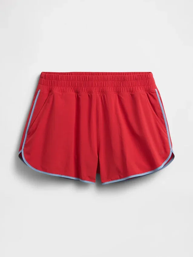GapFit Tech Laufshorts mit hoher Leibhöhe