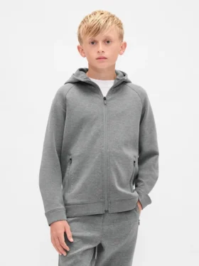 GapFit Tech Quick-Dry Kapuzenpullover mit Reißverschluss für Kinder