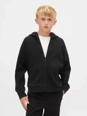 GapFit Tech Quick-Dry Kapuzenpullover mit Reißverschluss für Kinder