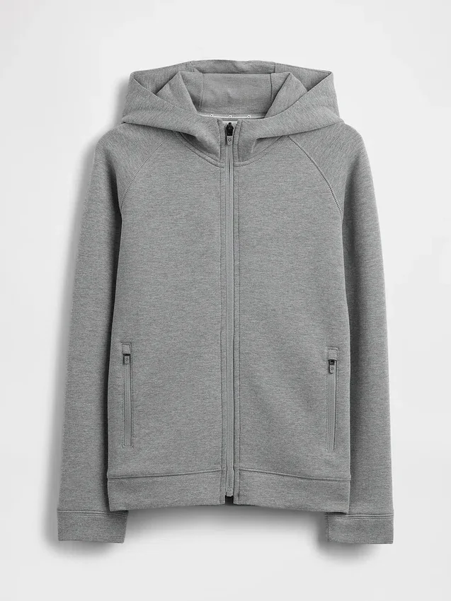 GapFit Tech Quick-Dry Kapuzenpullover mit Reißverschluss für Kinder