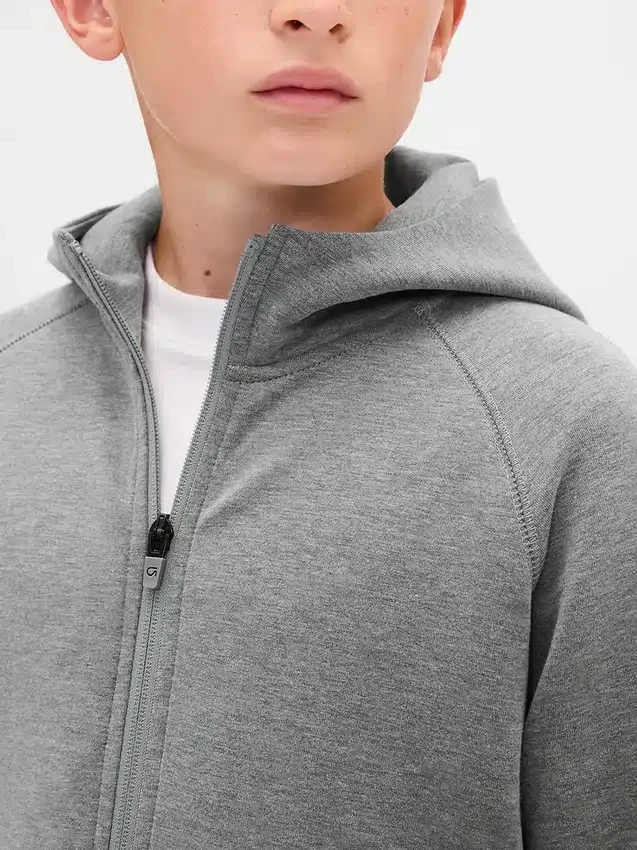 GapFit Tech Quick-Dry Kapuzenpullover mit Reißverschluss für Kinder