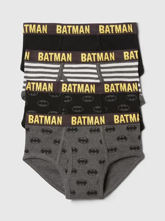 GapKids | Dc Unterhosen aus Bio-Baumwolle mit Batman-Motiv (4er-Pack)