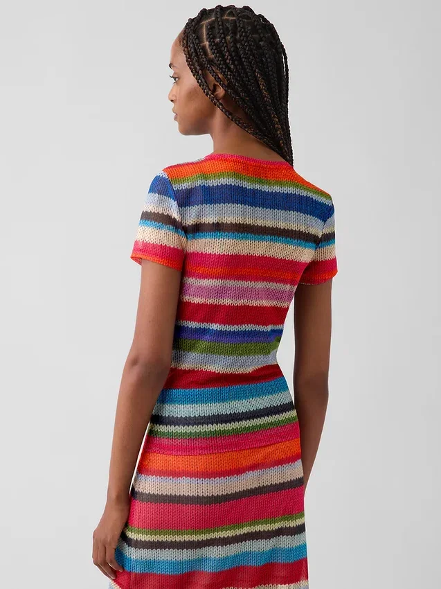 Gapstudio Happy Stripe Transparent-T-Shirt
