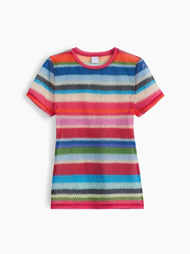 Gapstudio Happy Stripe Transparent-T-Shirt