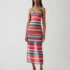Gapstudio „Happy Stripe“ – Transparentes Maxikleid