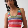 Gapstudio „Happy Stripe“ – Transparentes Maxikleid