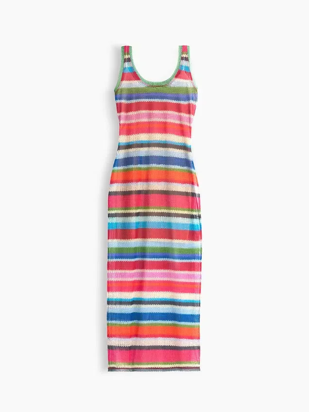 Gapstudio „Happy Stripe“ – Transparentes Maxikleid