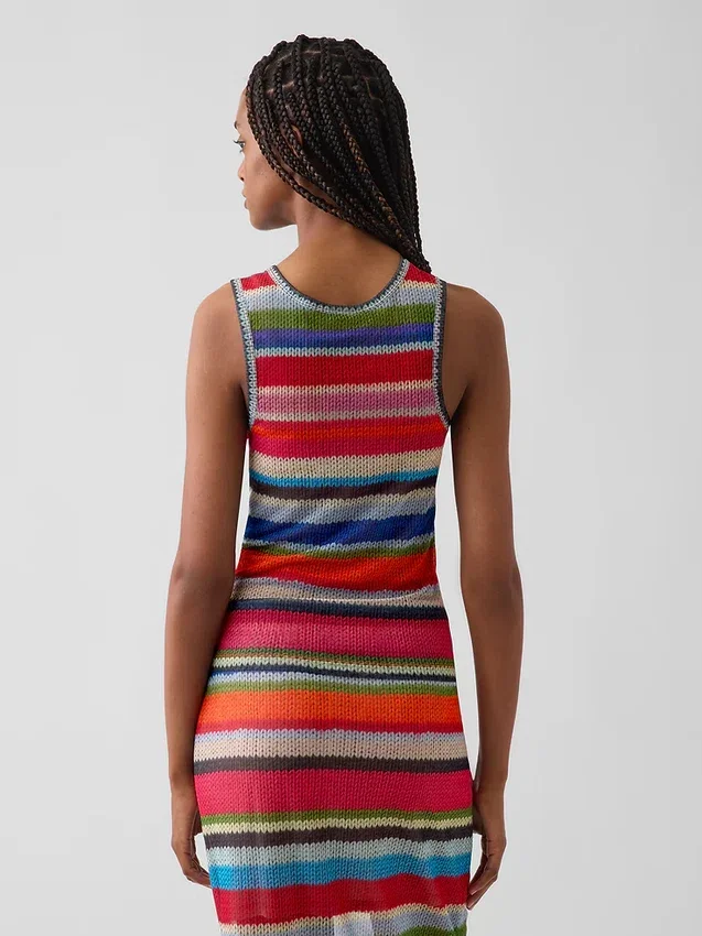 Gapstudio „Happy Stripe“ – Transparentes Tanktop