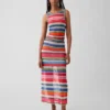 Gapstudio Maxirock aus transparentem Stoff mit „Happy Stripe“-Muster