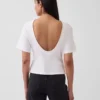 Gapstudio T-Shirt mit Rundhalsausschnitt und Tasche am Rücken