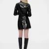 Gapstudio Vegane Lackleder-Crop-Jacke