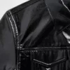 Gapstudio Vegane Lackleder-Crop-Jacke