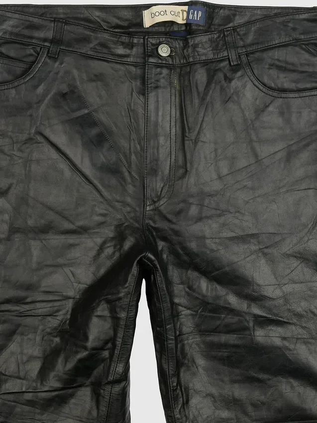 Gapvintage Damen-Lederhose aus den 90ern – Größe 16