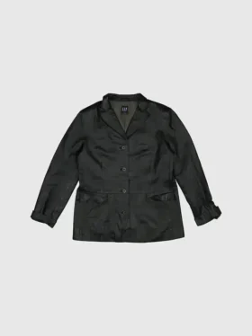 Gapvintage Damen-Lederjacke aus den 90ern – L