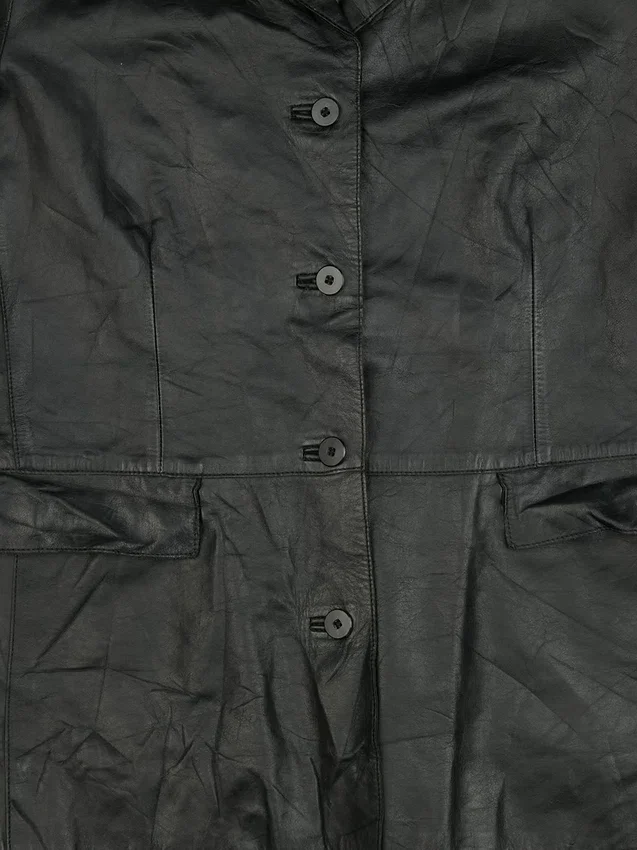 Gapvintage Damen-Lederjacke aus den 90ern – L