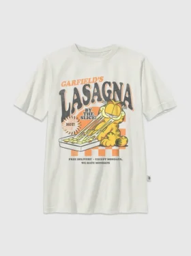 Garfield-Lasagne-T-Shirt für Kinder