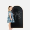 Gathre gewölbte Kreidetafel