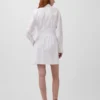 Gefaltetes Mini-Hemdkleid