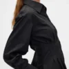 Gefaltetes Mini-Hemdkleid