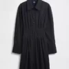 Gefaltetes Mini-Hemdkleid