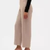 Gerad geschnittene Knöchelhose aus Twill mit hoher Leibhöhe
