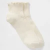 Gerippte Rüschen-Socken