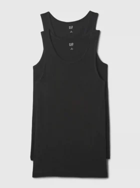 Geripptes Tanktop (2er-Pack)