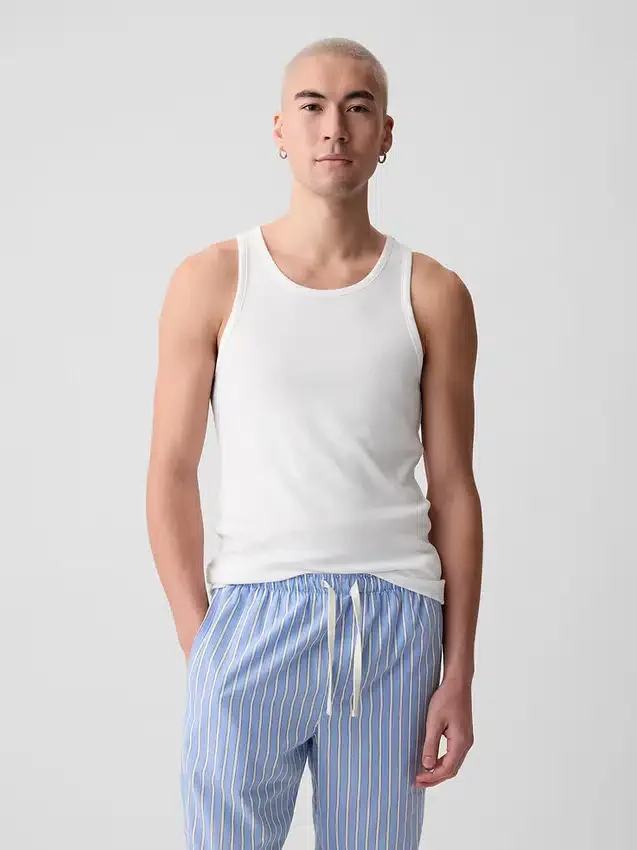 Geripptes Tanktop (2er-Pack)