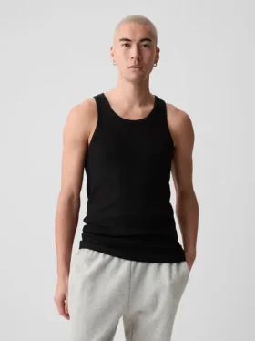 Geripptes Tanktop (2er-Pack)