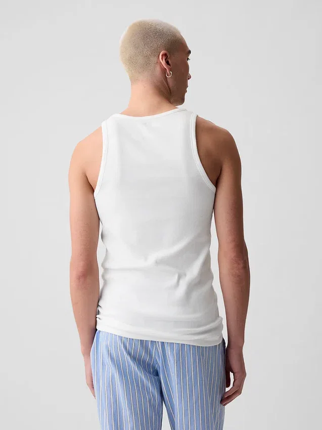 Geripptes Tanktop (2er-Pack)
