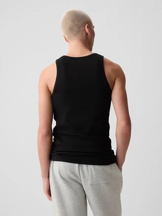 Geripptes Tanktop (2er-Pack)
