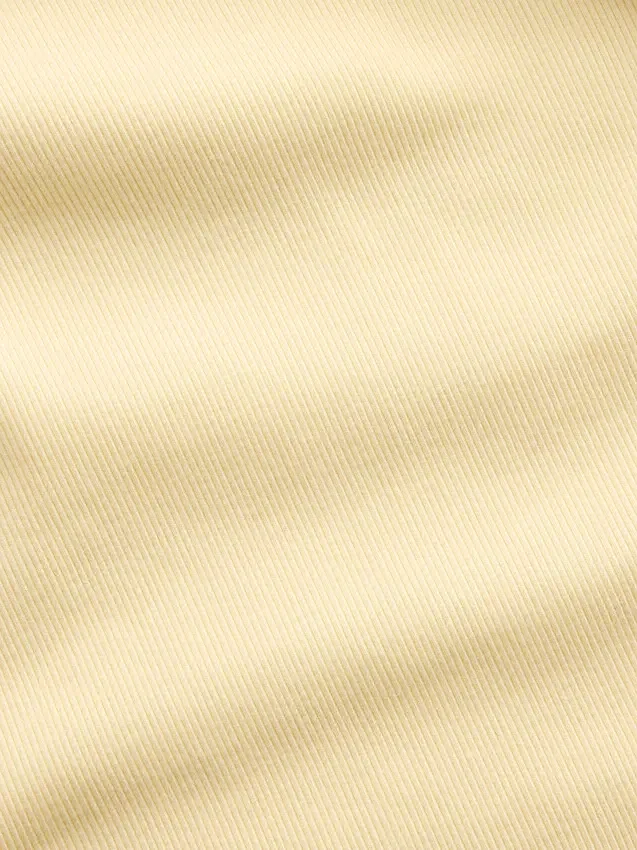 Geripptes Tanktop mit U-Ausschnitt