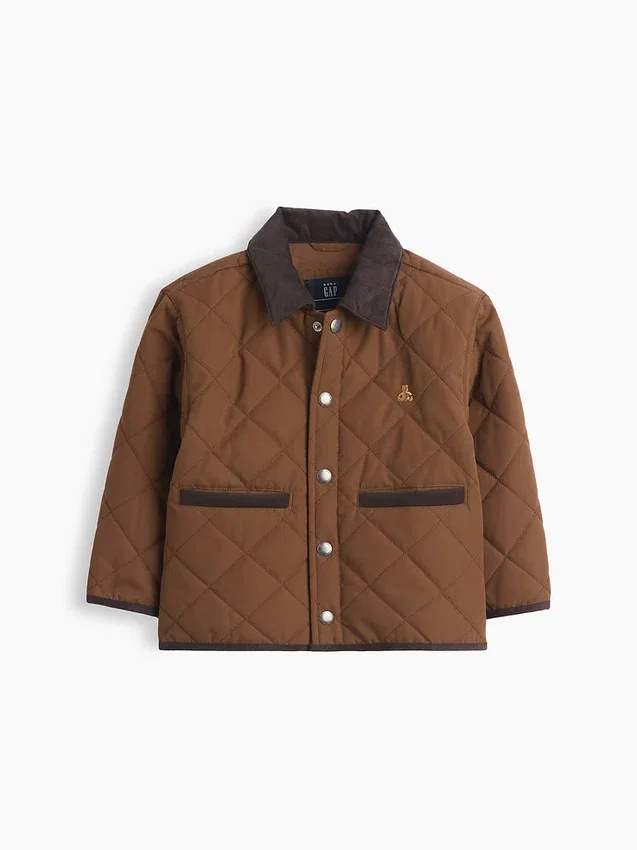 Gesteppte Feldjacke aus recyceltem Material für Baby & Kleinkind