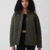 Gesteppte, taillierte Feldjacke