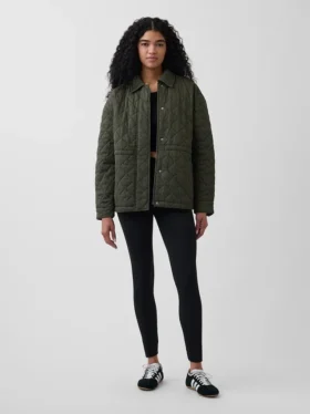 Gesteppte, taillierte Feldjacke