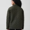 Gesteppte, taillierte Feldjacke